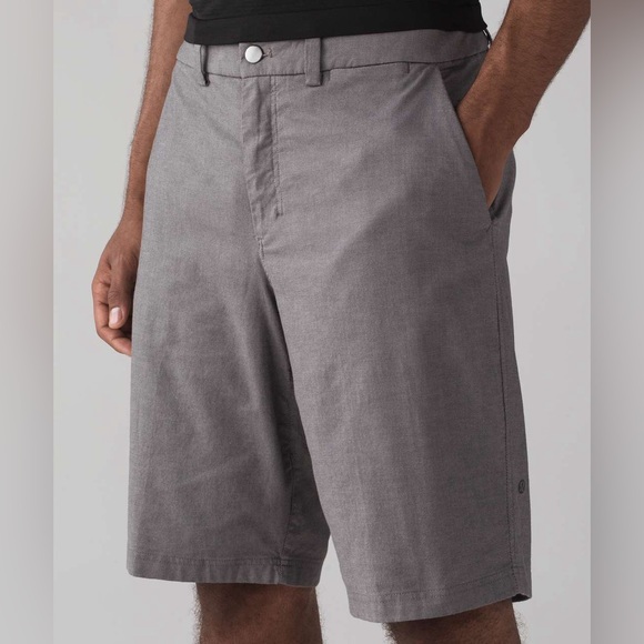 lululemon athletica Other - Lululemon The Works Short Quick Oxford Men's 32 Shorts Gray Golf Casual Spring